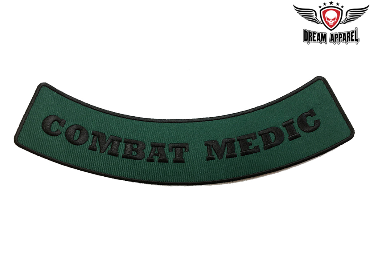 Combat Medic Bottom Rocker – California Biker Leathers